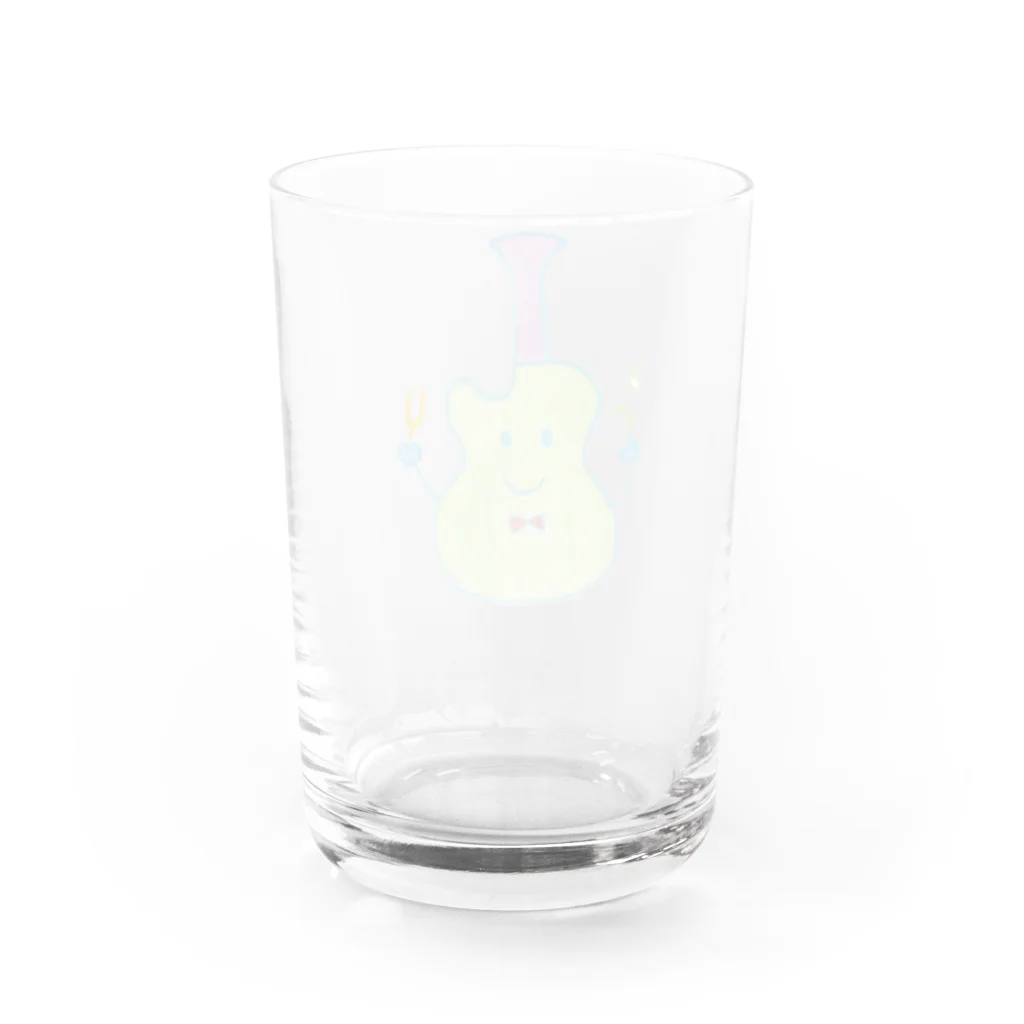 akamonoのカッタウェイさん Water Glass :back