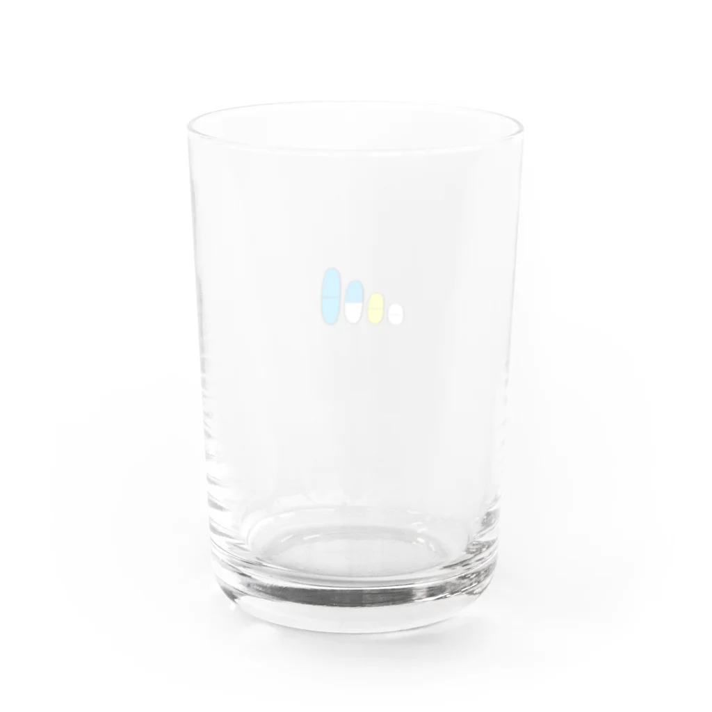ぶるーの薬のアンテナ Water Glass :back