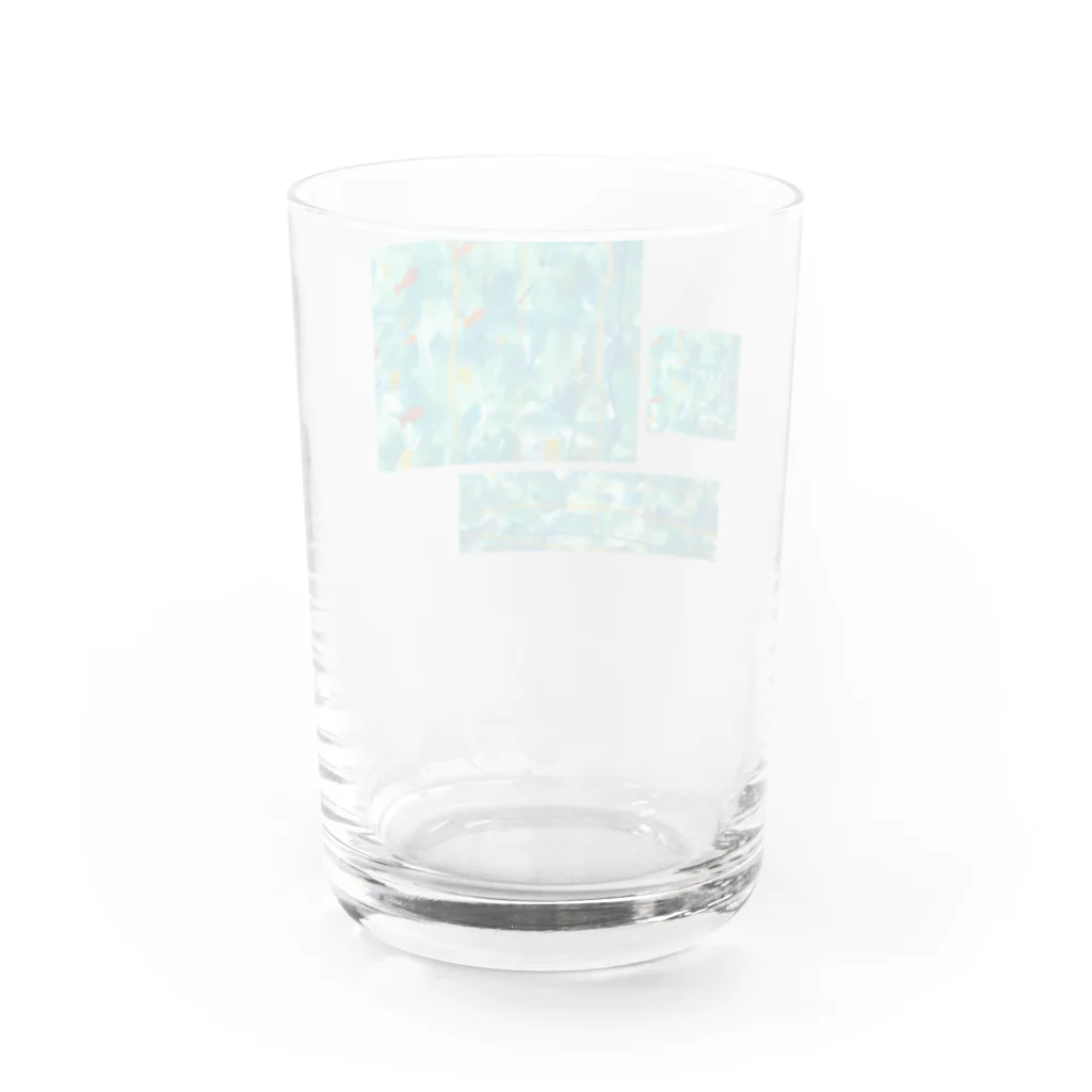 ごまプラネットの光を泳ぐ Water Glass :back