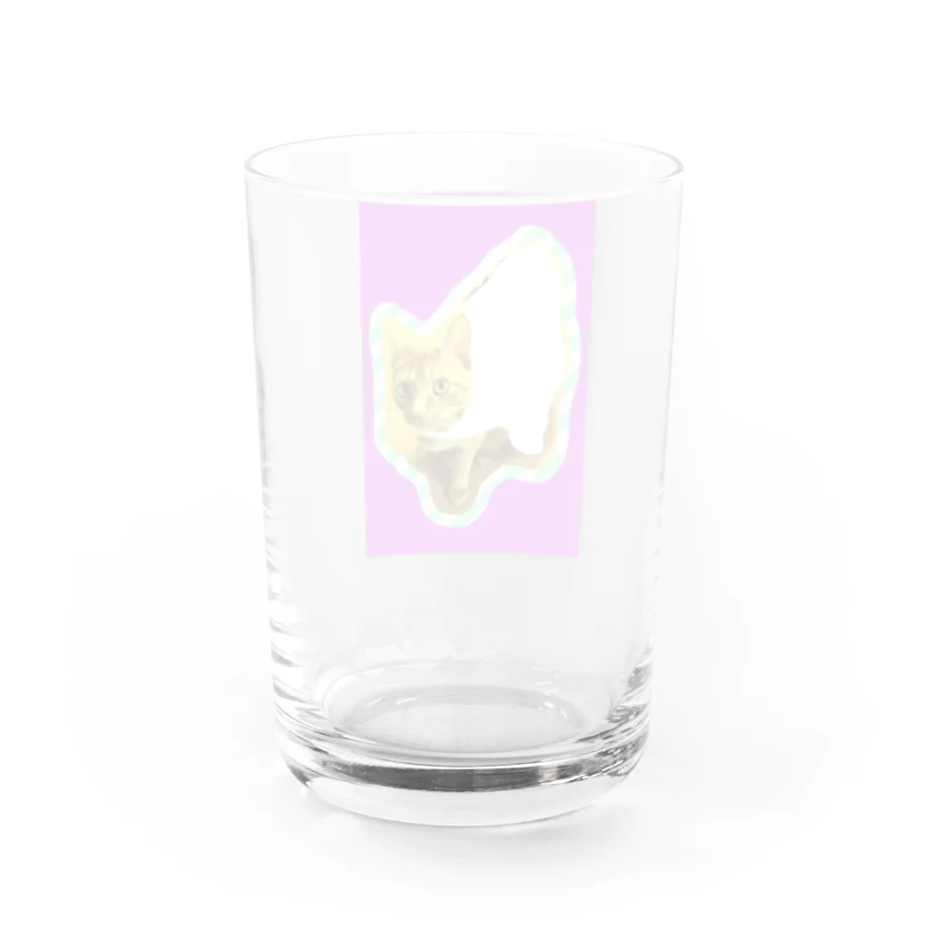 Miss Opupuのほたかめピンク Water Glass :back