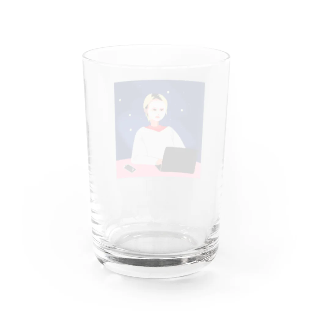 𝐌𝐚𝐧𝐚のOLさんの夜 Water Glass :back