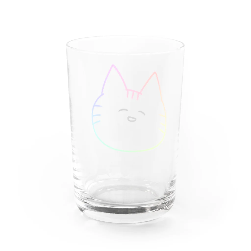 ジェイ狂のたおのたおねこ Water Glass :back