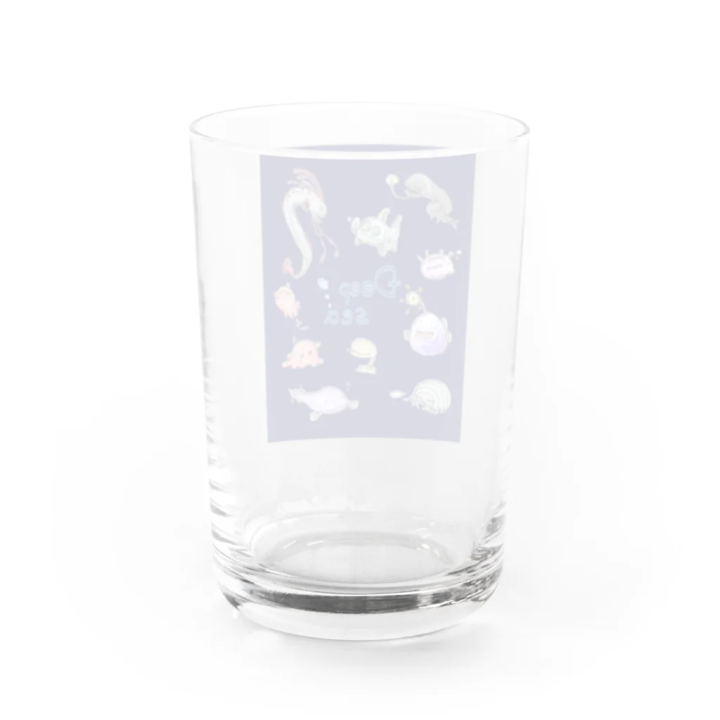 ぺんぎん丸の潜って探そうDEEP SEA Water Glass :back