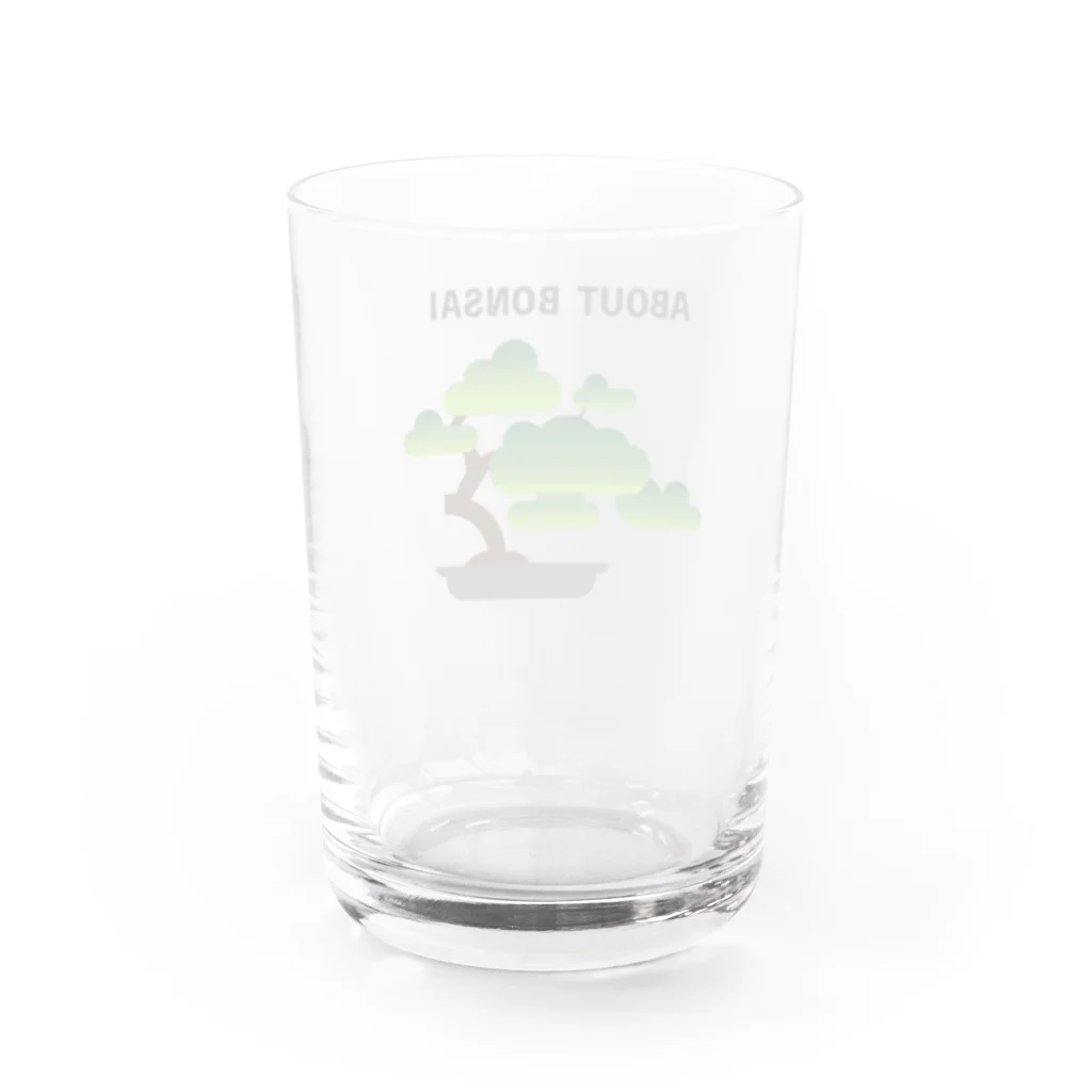 世紀末ムムム。のABOUT BONSAI Water Glass :back