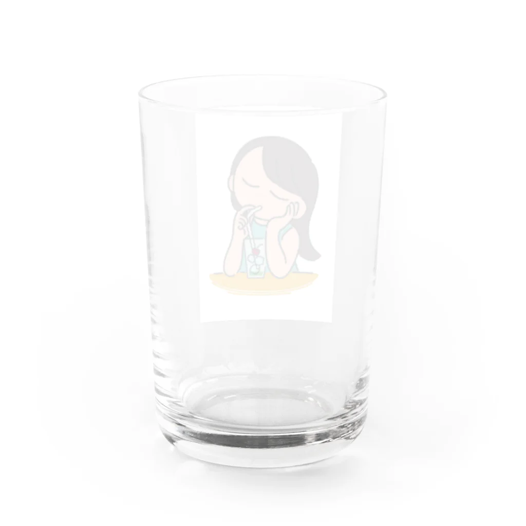 📡の夏の考え事 Water Glass :back