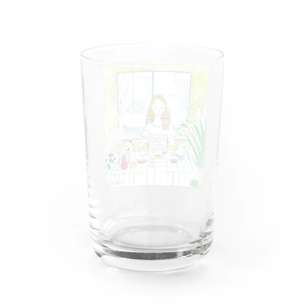 伊吹春香のモーニングコーヒー Water Glass :back