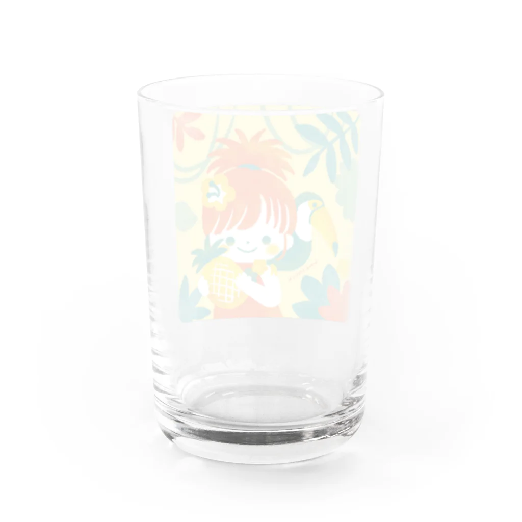 すずきいときちのパイナップルジャングル Water Glass :back