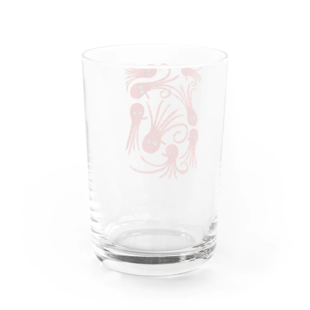 こねこね屋のたこ Water Glass :back