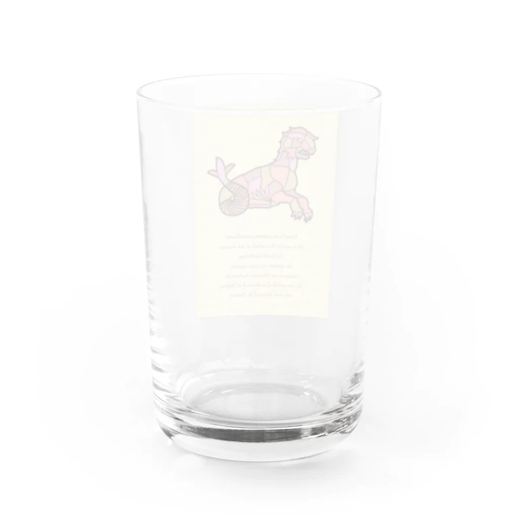 huroshikiのくじら座 Cetus Water Glass :back