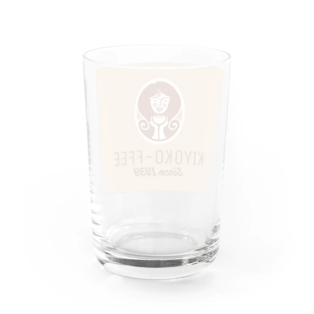まだおこのKIYOKO-FFEE Water Glass :back