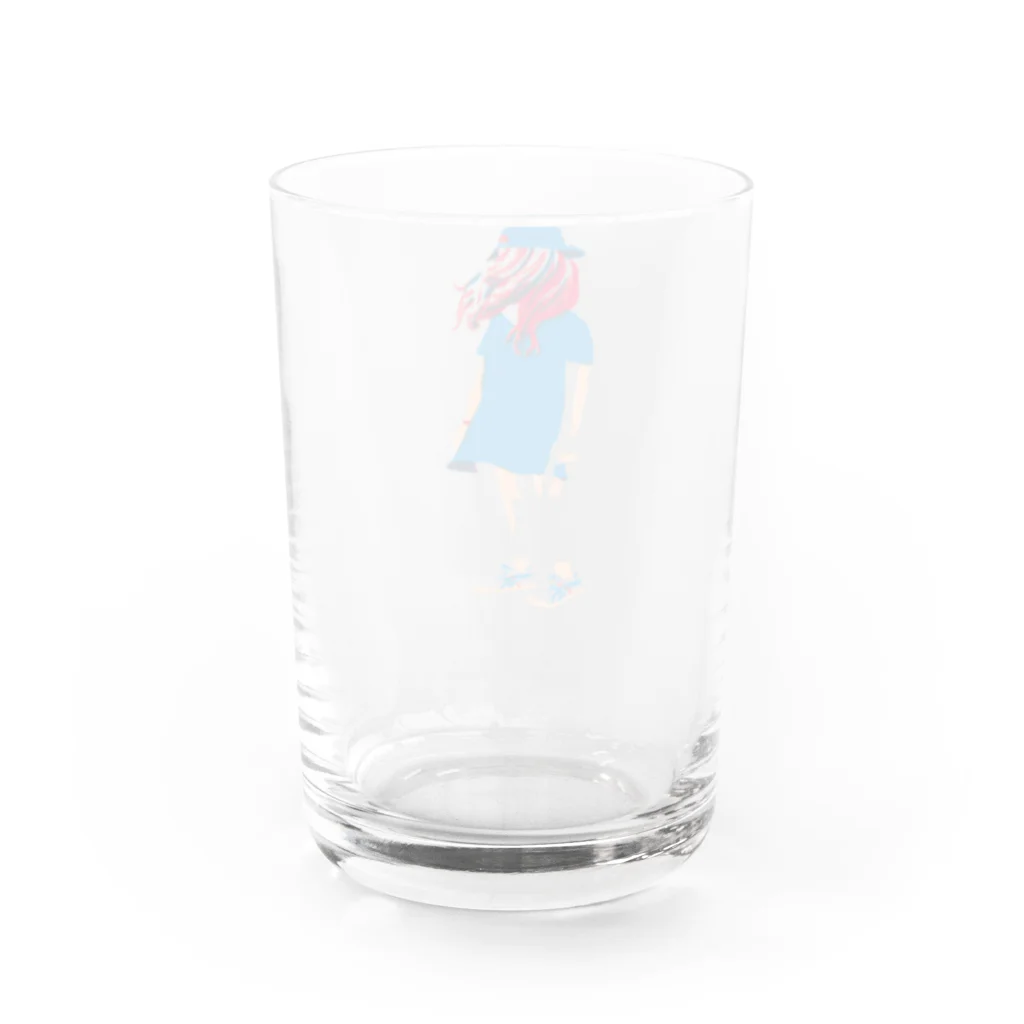 シトウのお店の追い風 Water Glass :back