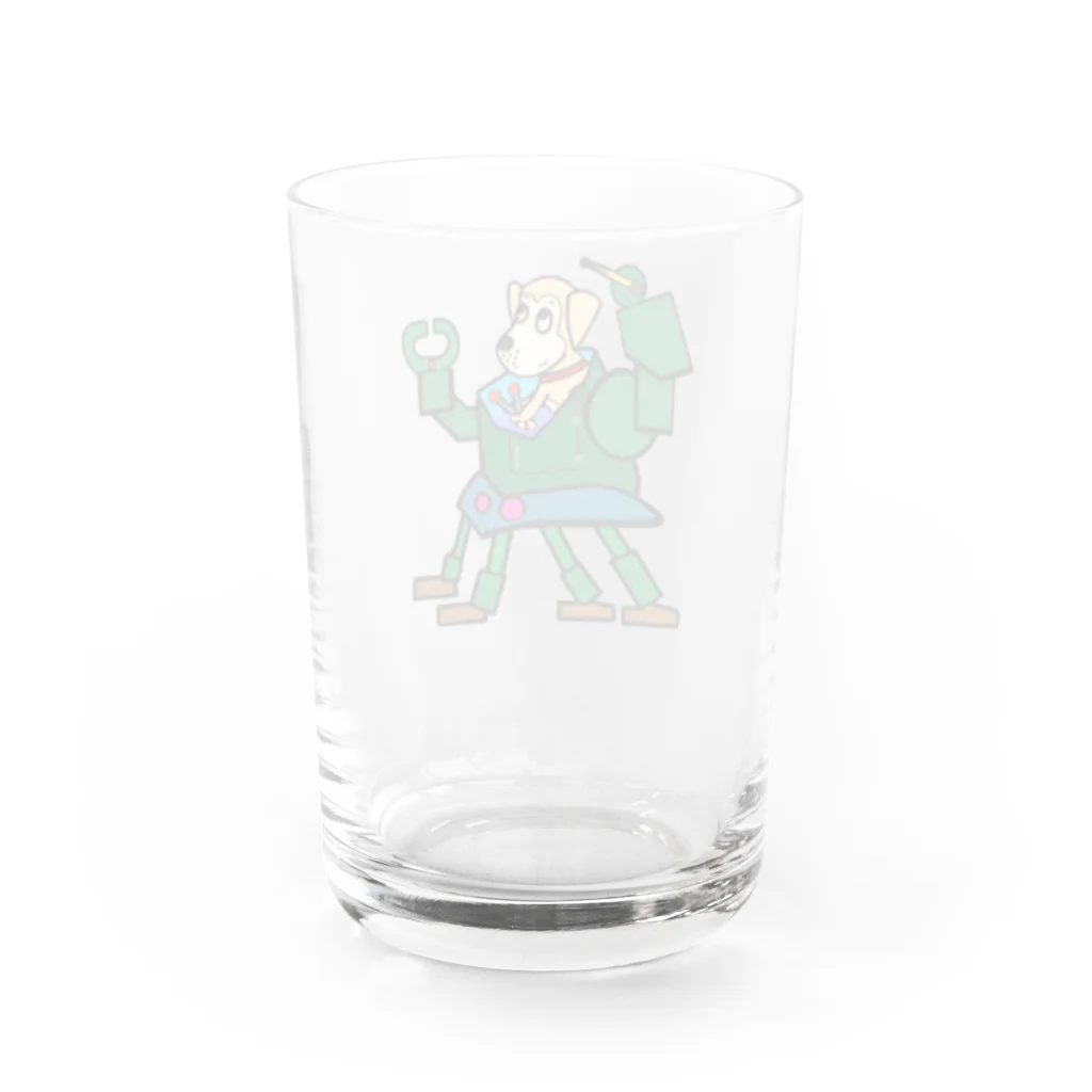 雑種犬まるちゃん＋＋のまるちゃんのあいてむ　モビルスーツ Water Glass :back