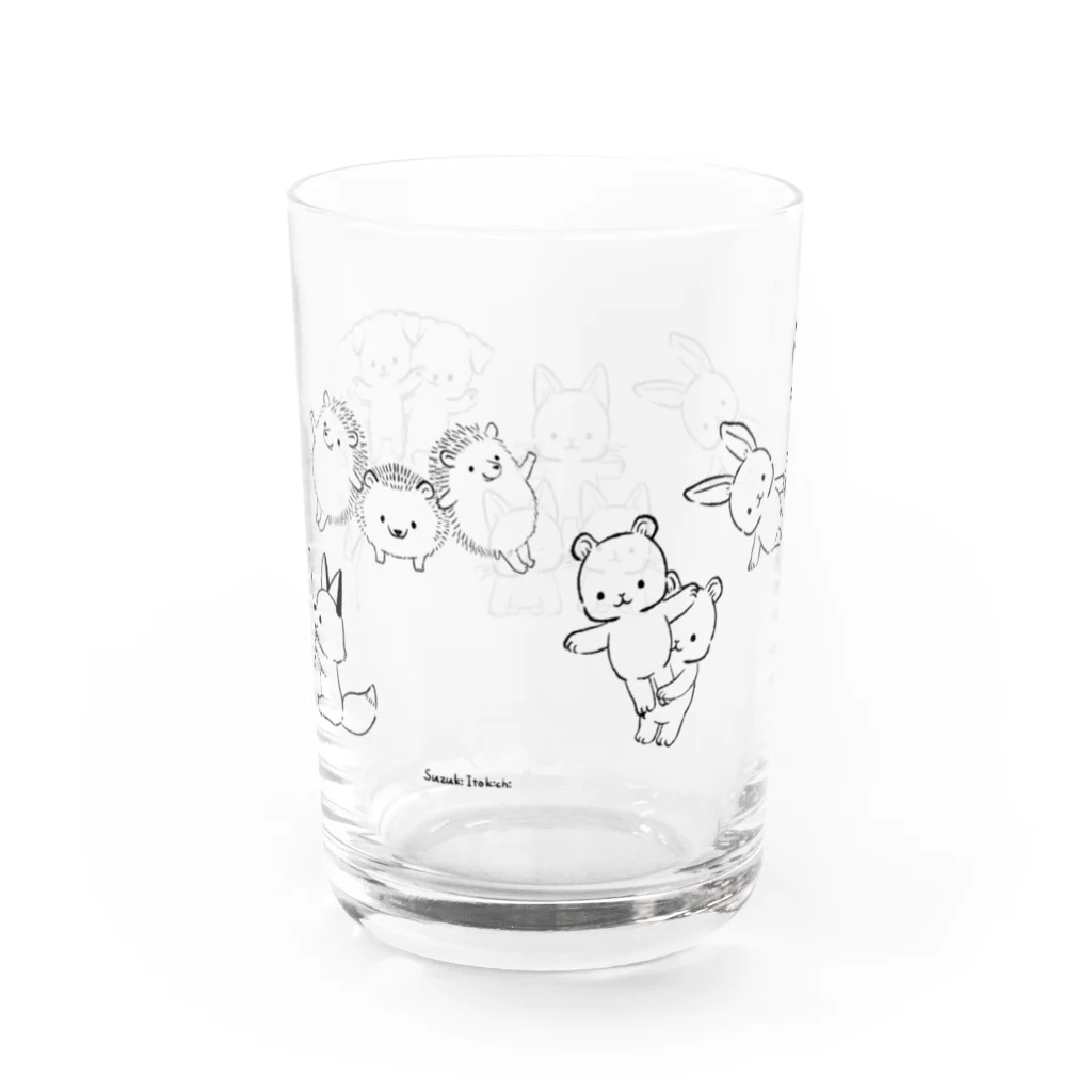 すずきいときちの動物組体操合同競技 Water Glass :back