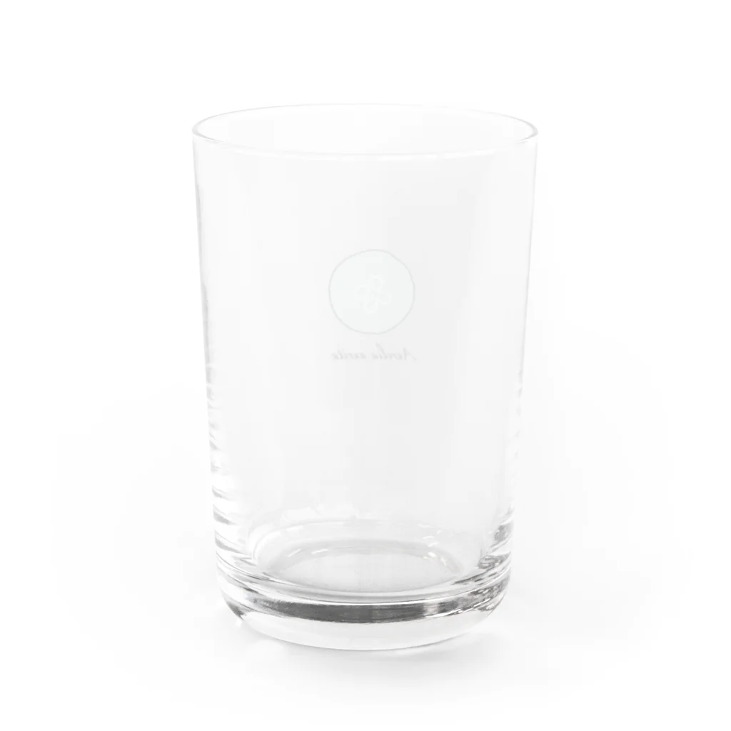 S Living things Designのミズクラゲ Water Glass :back