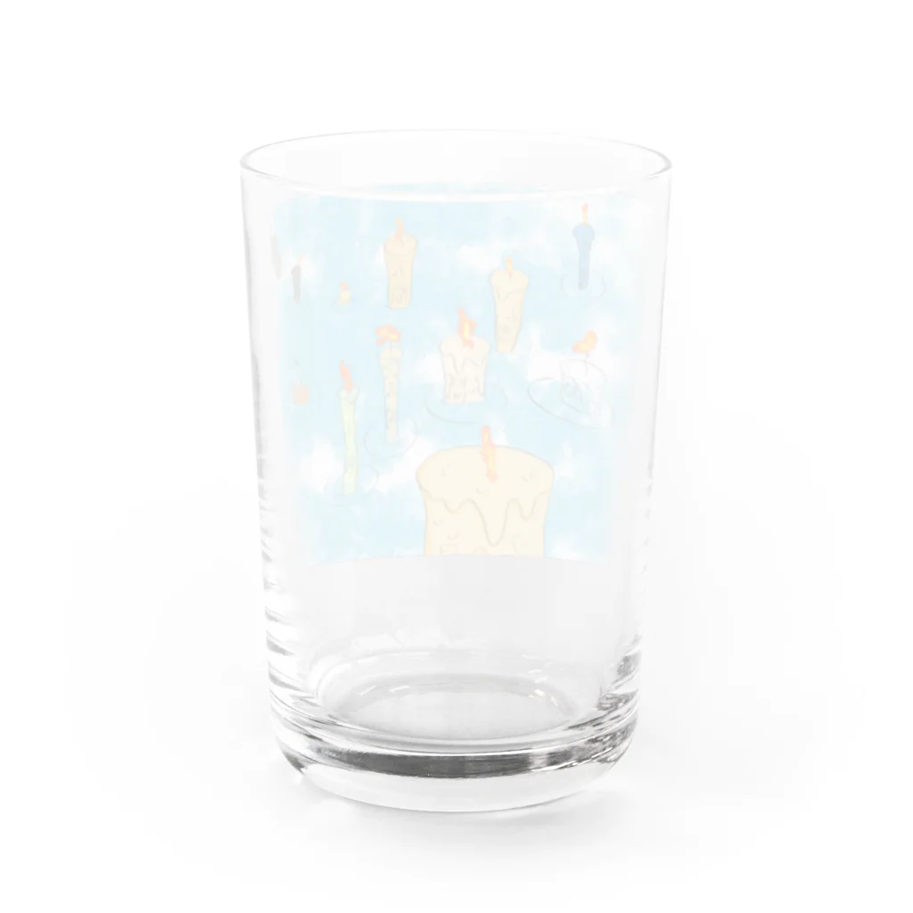 NinGenのろうそく人間 Water Glass :back