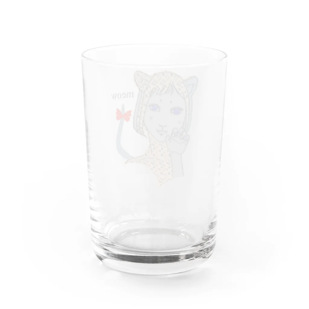 lifejourneycolorfulのMeow Water Glass :back