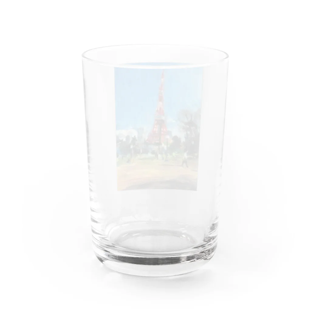 art art artのin Tokyotower Water Glass :back