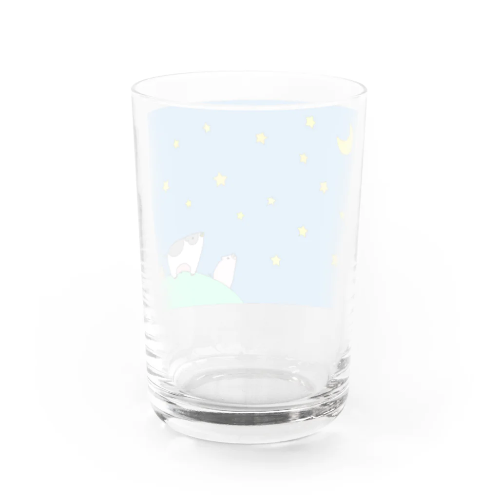 星華 -SEIKAcreate-の丘の上のお星さま鑑賞会 Water Glass :back