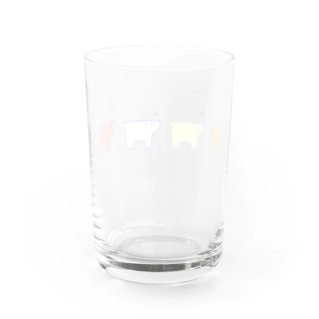 星華 -SEIKAcreate-のクマ、クマ、クマ、クマ。 Water Glass :back