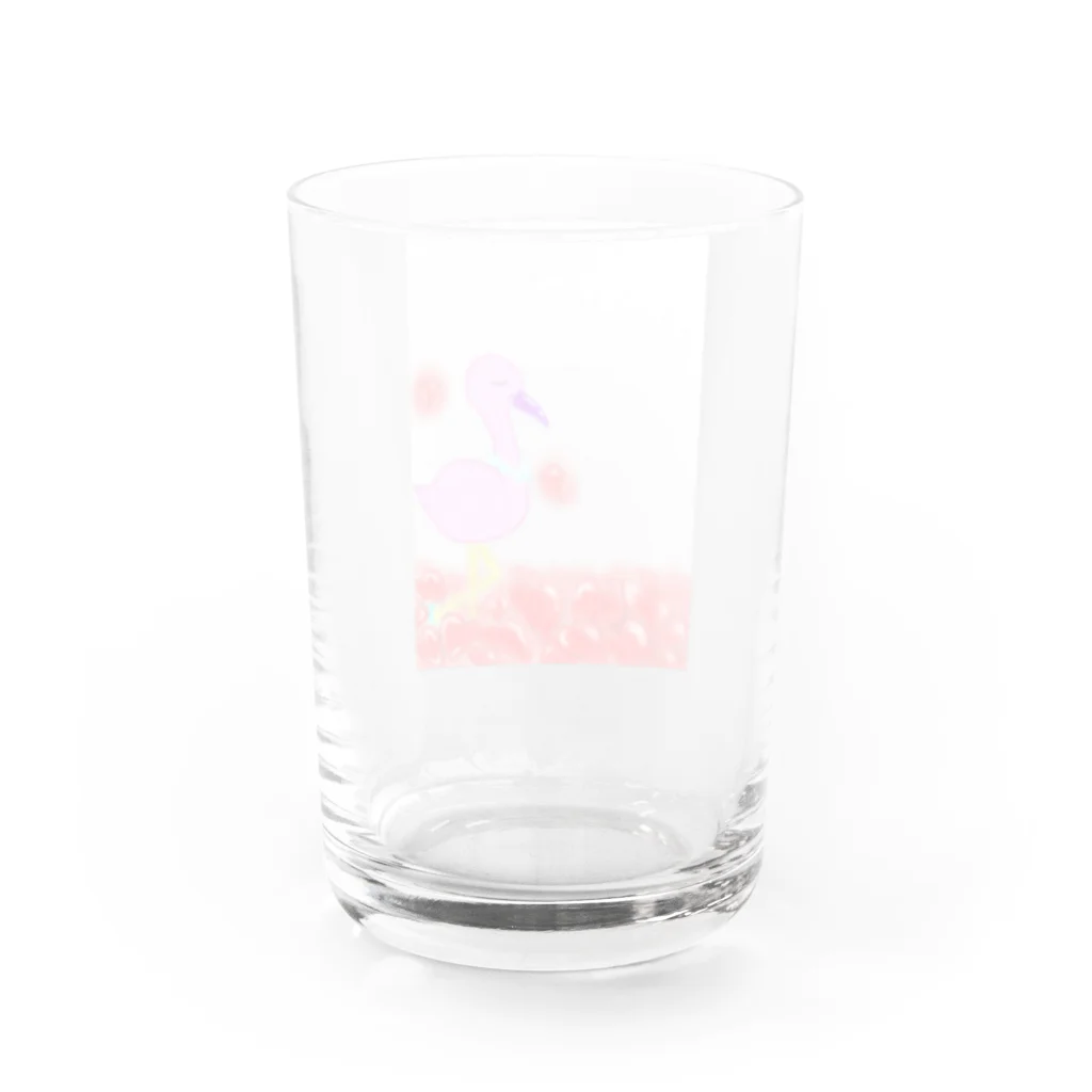 デビルうさぎのミンゴちゃん Water Glass :back