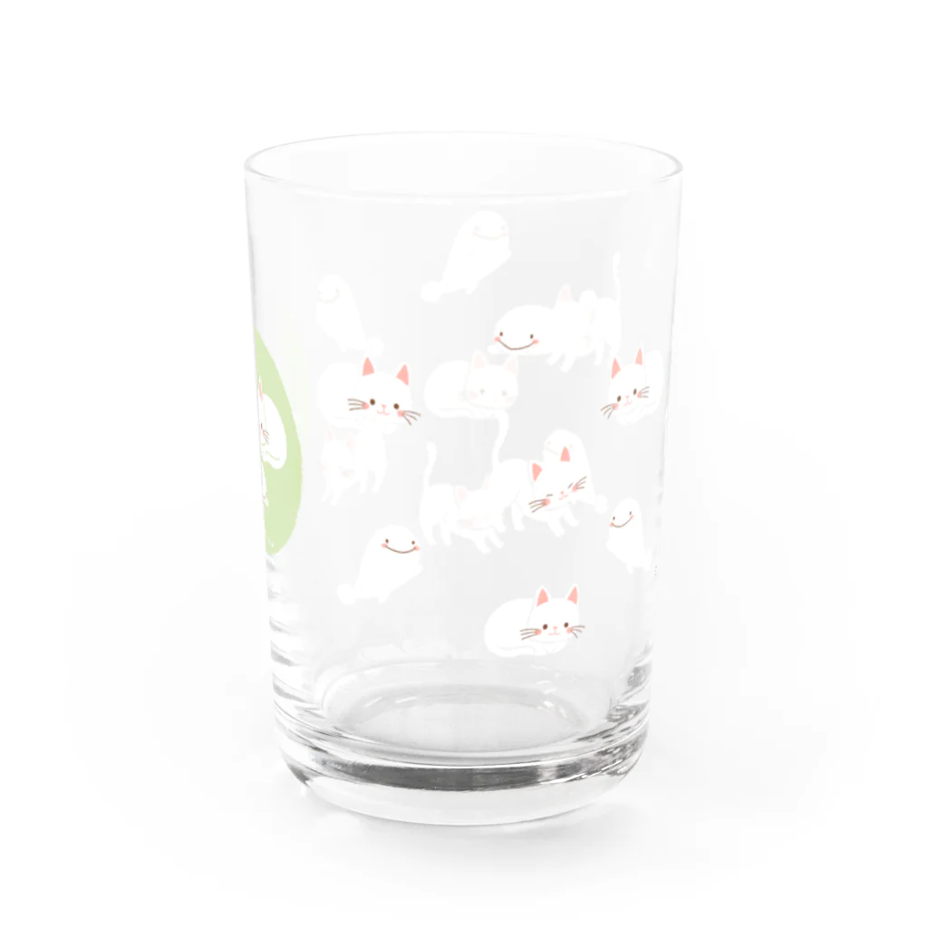 すずきいときちのさらまんだーとねこ Water Glass :back