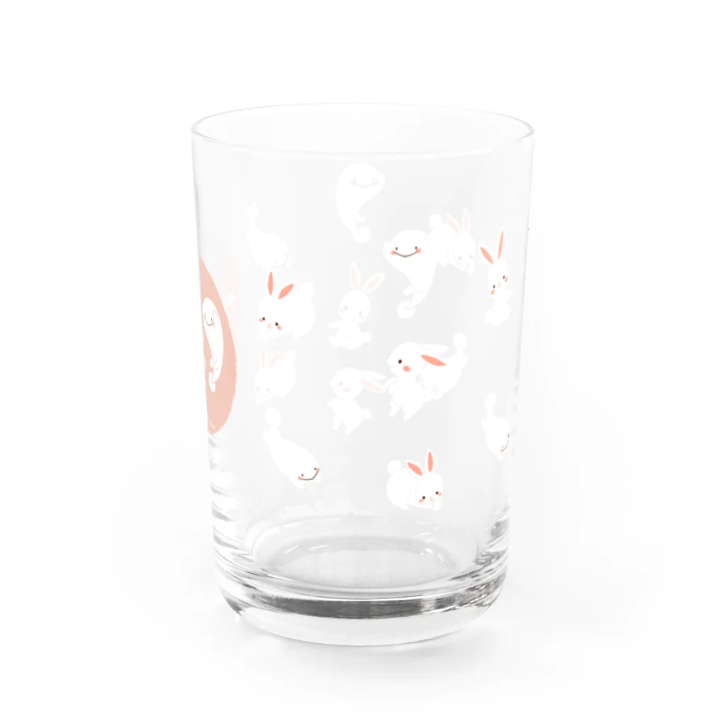 すずきいときちのさらまんだーとうさぎ Water Glass :back