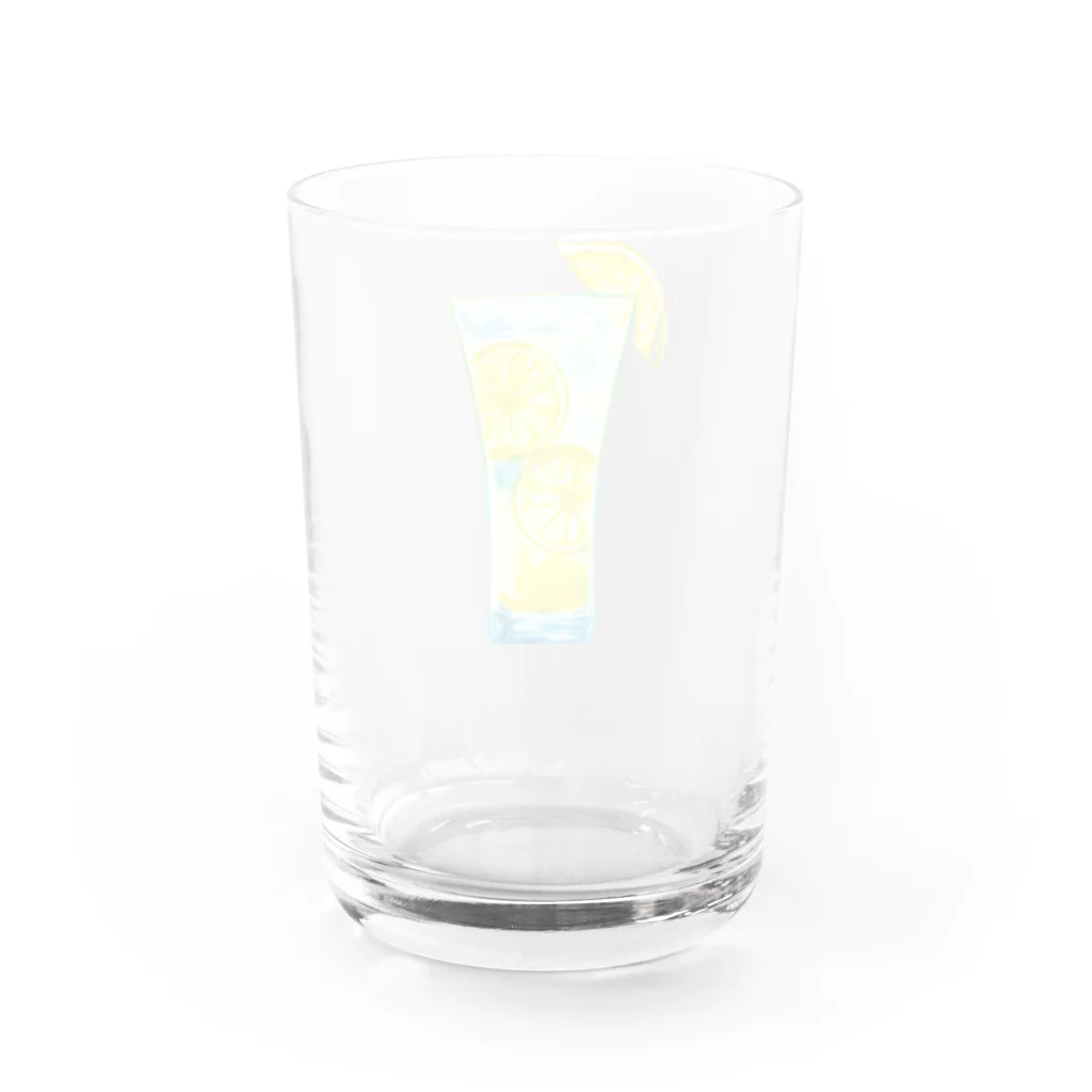 SUI_SAIの爽やかレモンスカッシュ Water Glass :back