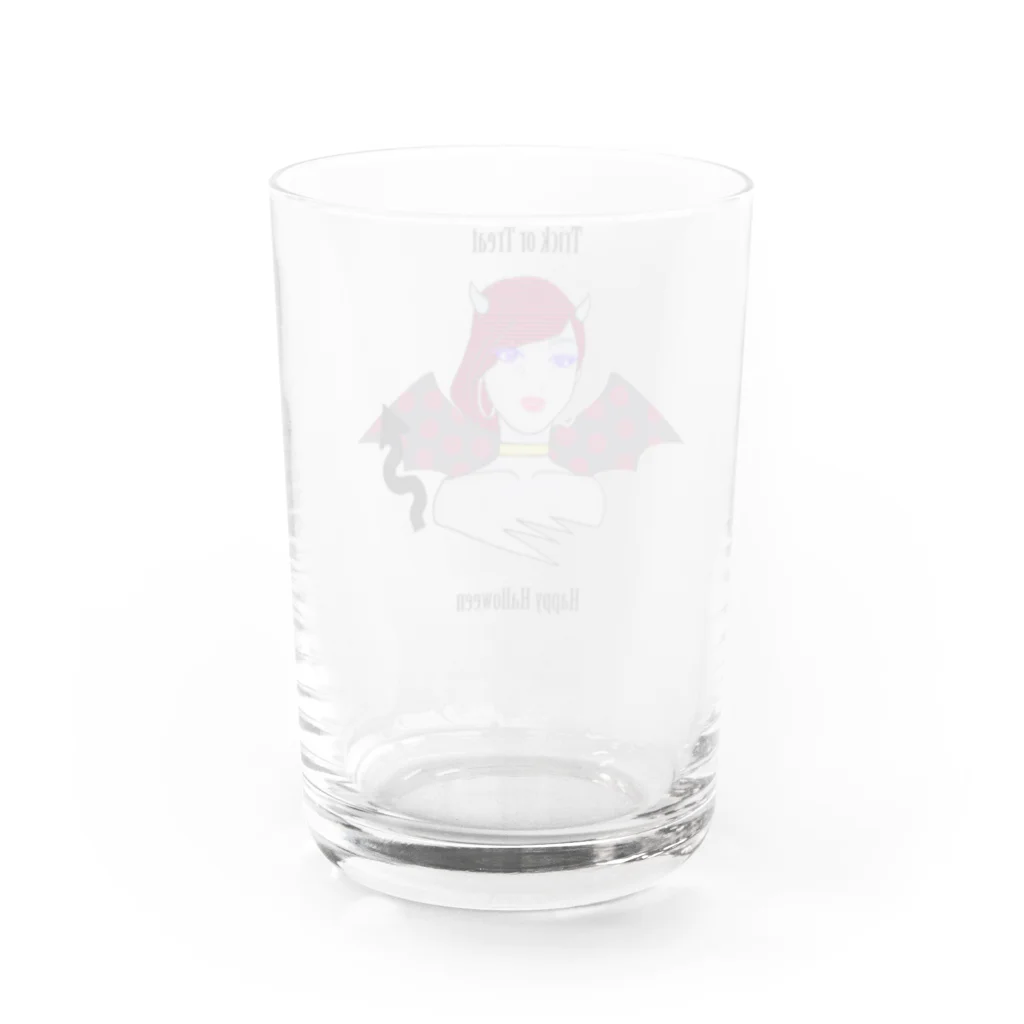 lifejourneycolorfulのデビル Water Glass :back