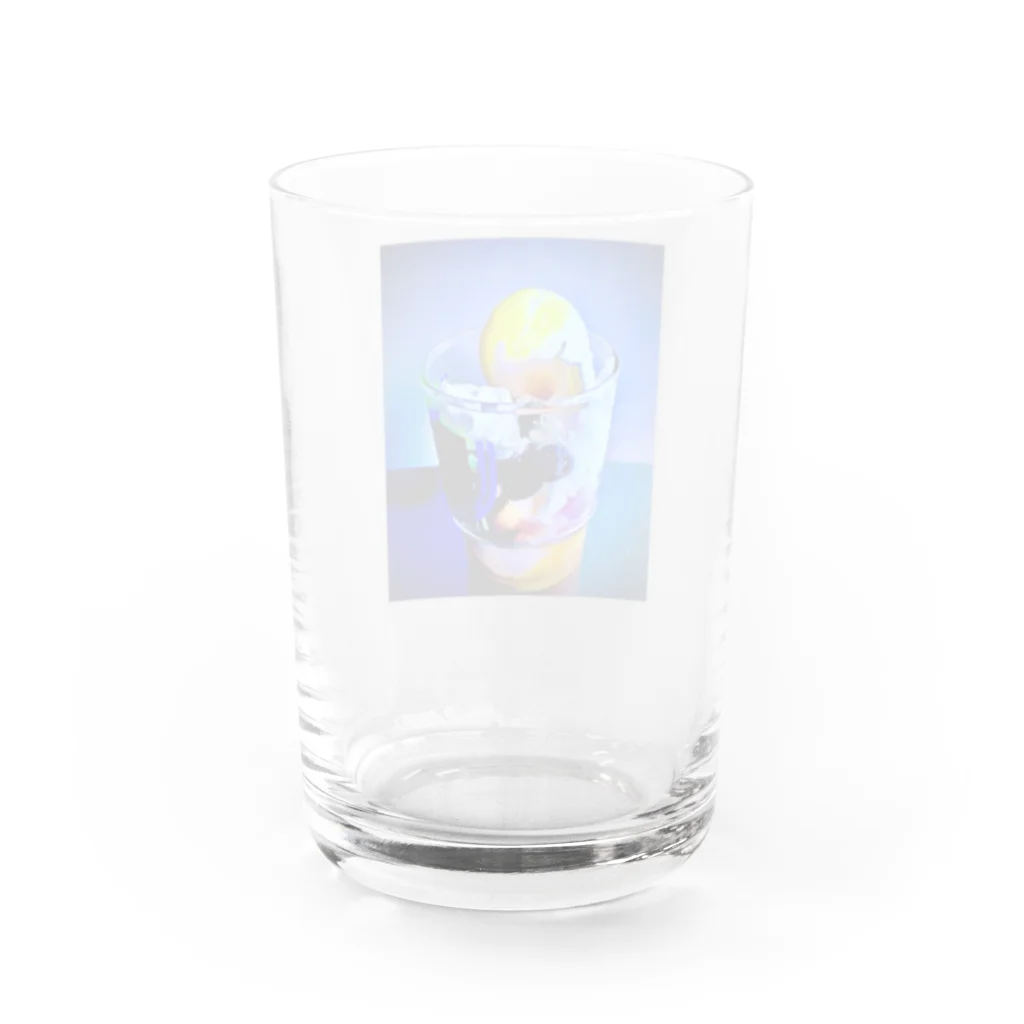 Famille de baleines(ファミールデバレーヌ)のミニパフェ Water Glass :back