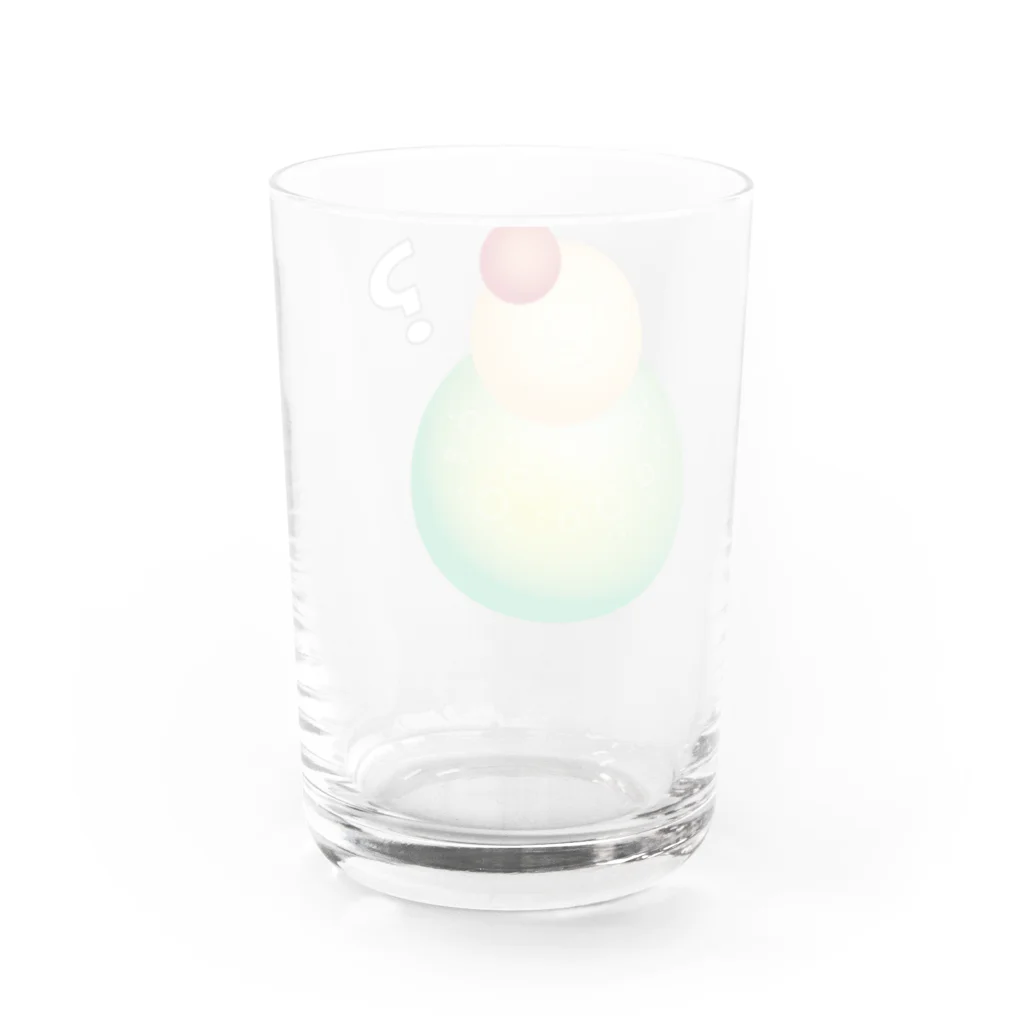 multiのクリームソーダ? Water Glass :back