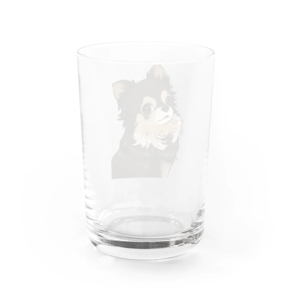 ラ ベル メールのチワワのラヴさん Water Glass :back