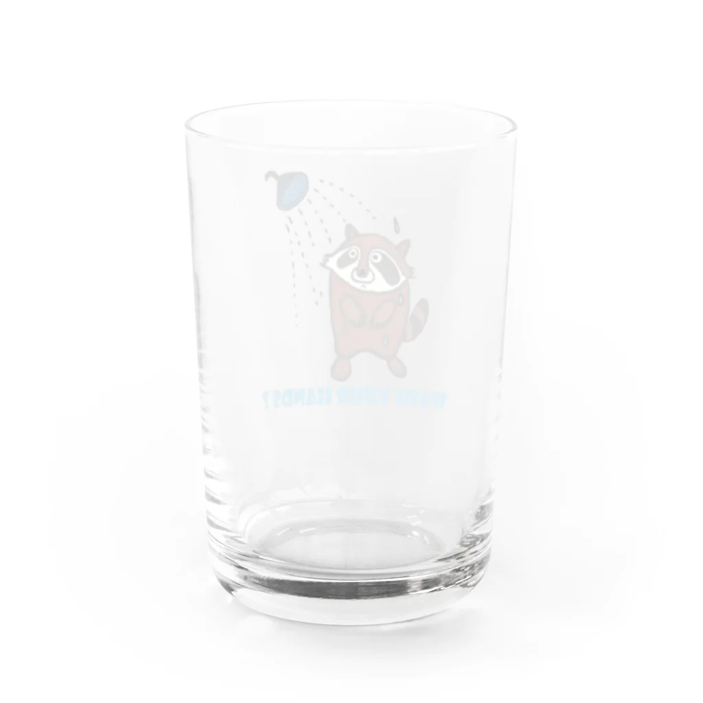 tamaccoの手洗い？アライグマさん Water Glass :back