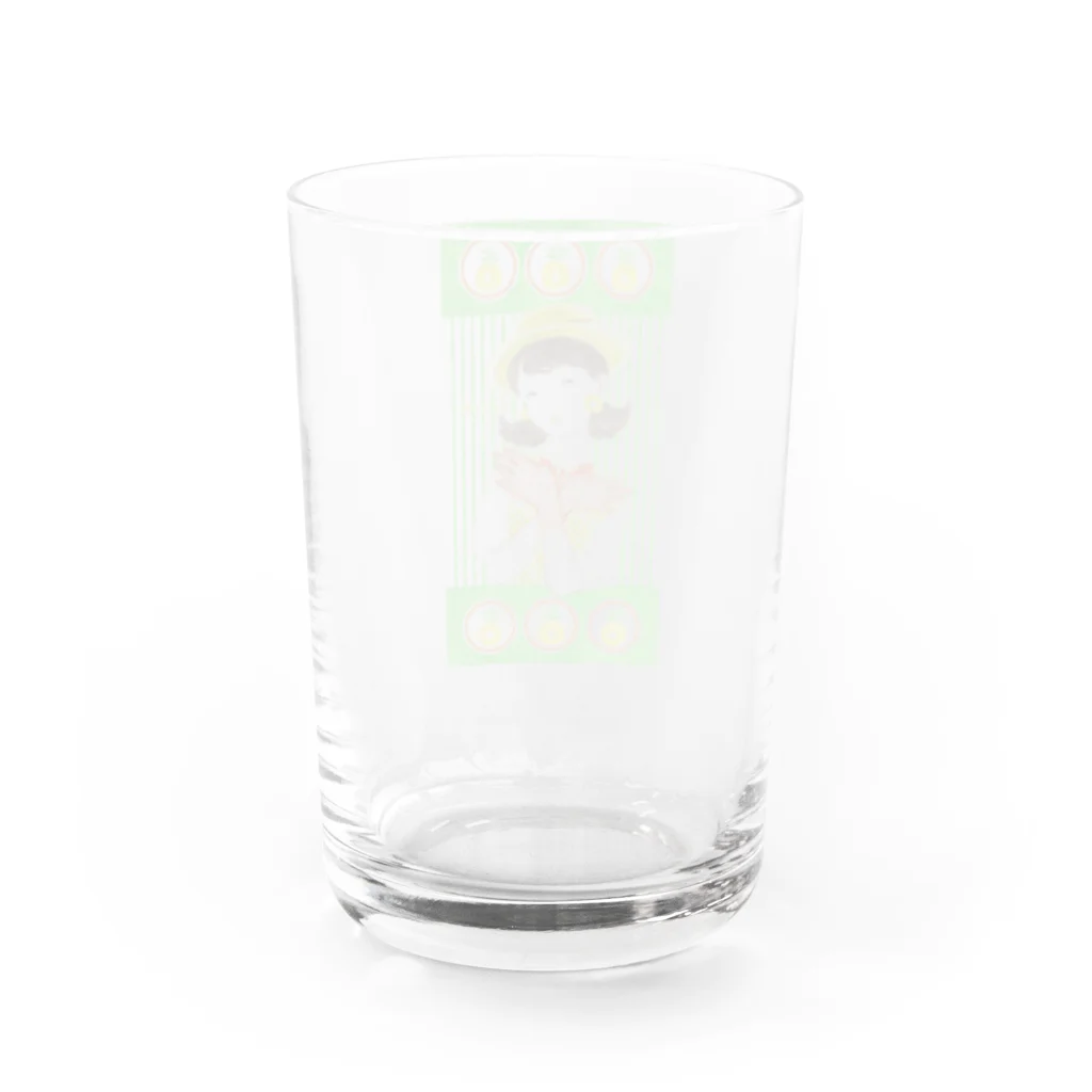 パライゾマートのフルーツ飴三姉妹 パイナップル Water Glass :back