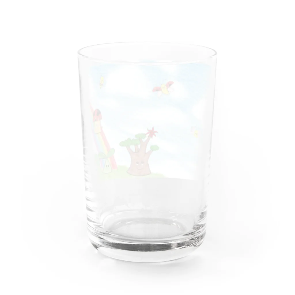 MODDYS のモディ～雲と虹～ Water Glass :back