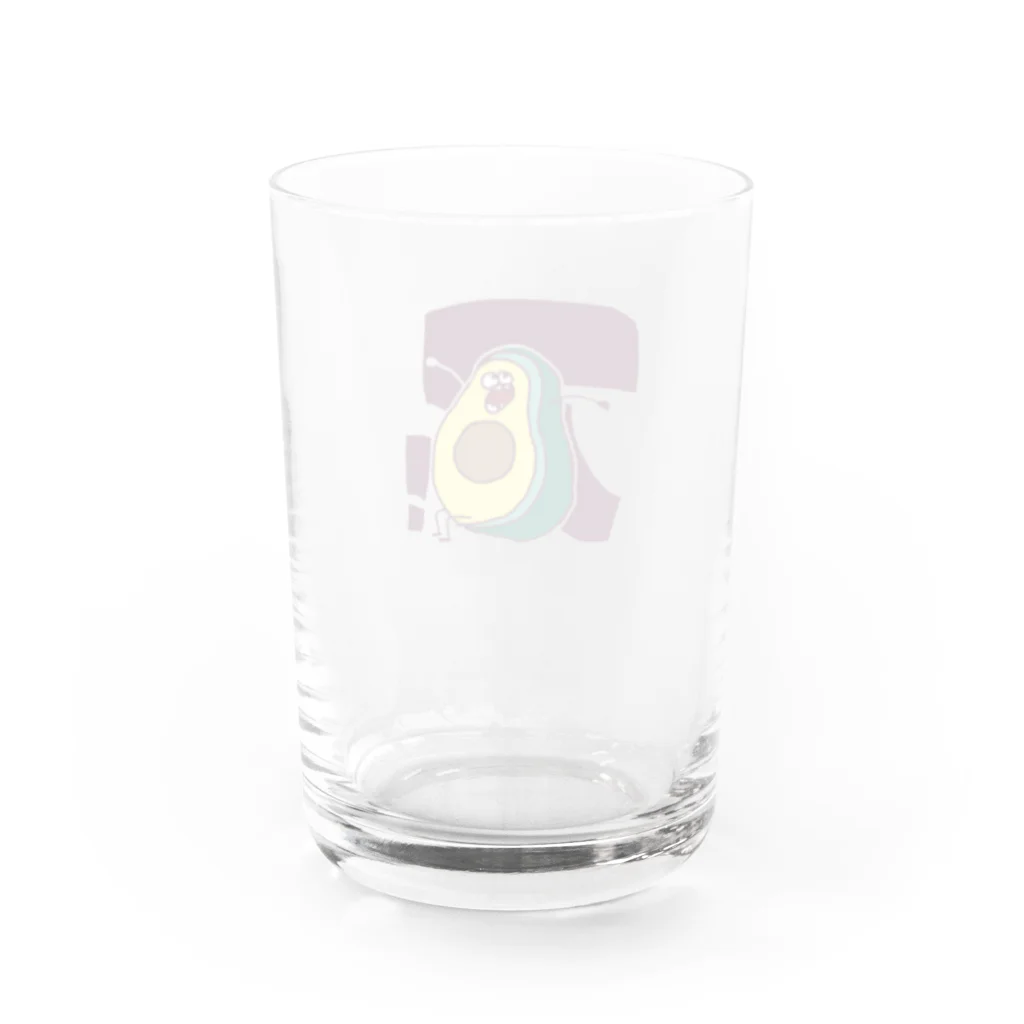 ゆるめんのア！ボカド Water Glass :back