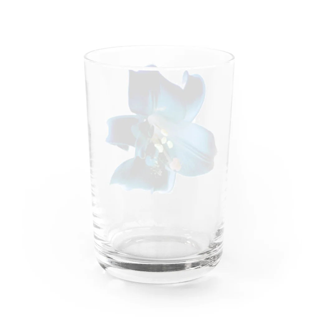 でおきしりぼ子の実験室のLily (Denim Colour) Water Glass :back