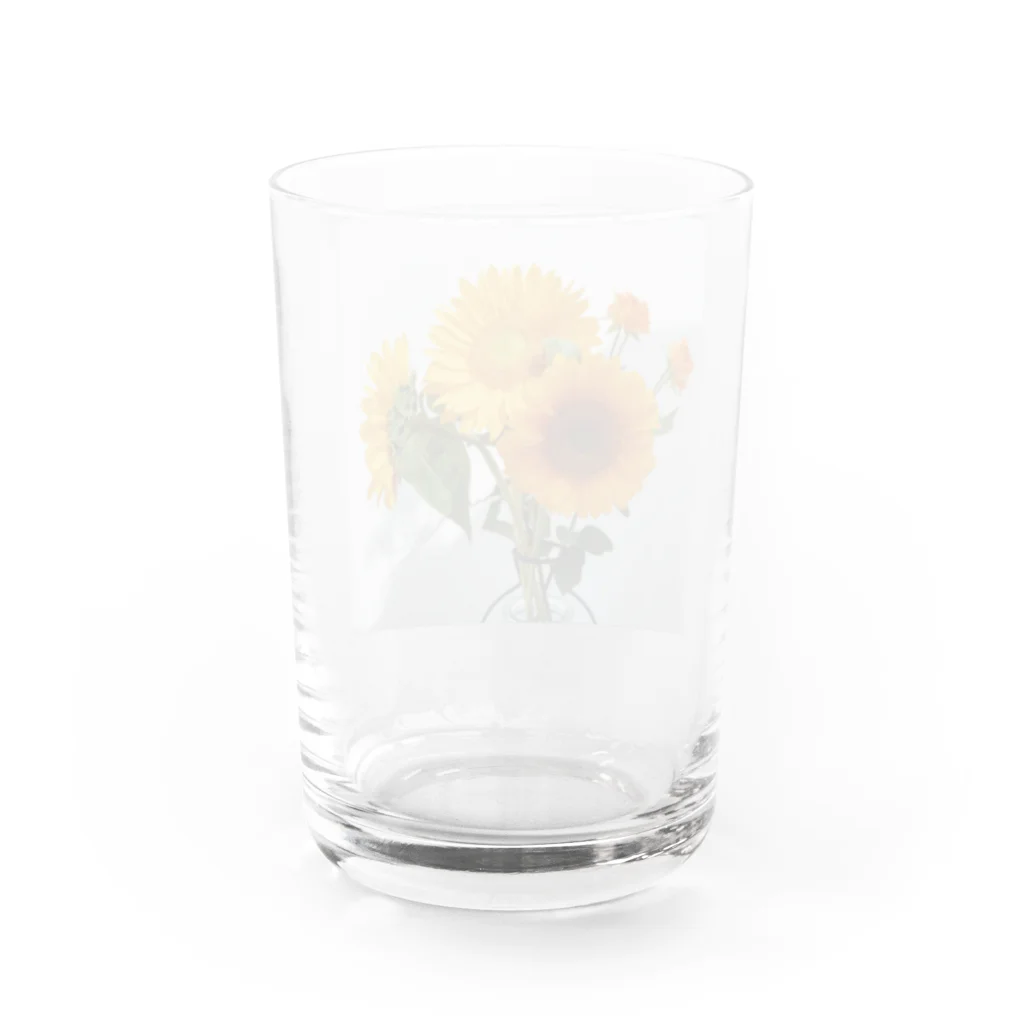 hibari no heyaのヒマワリ Water Glass :back