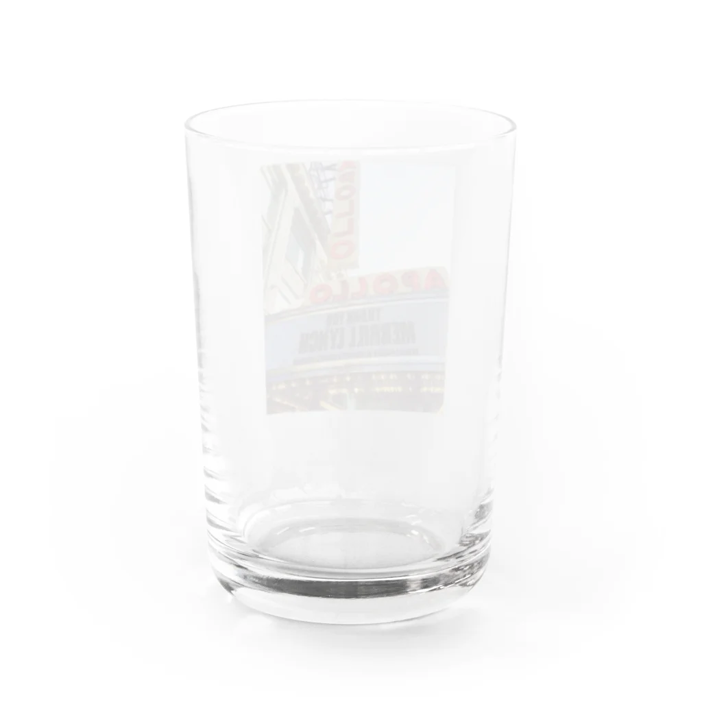 ニューヨークのアポロシアター Water Glass :back