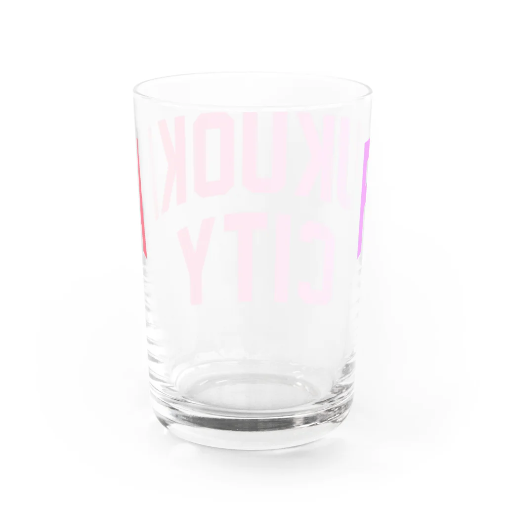 JIMOTO Wear Local Japanの福岡市 FUKUOKA CITY Water Glass :back