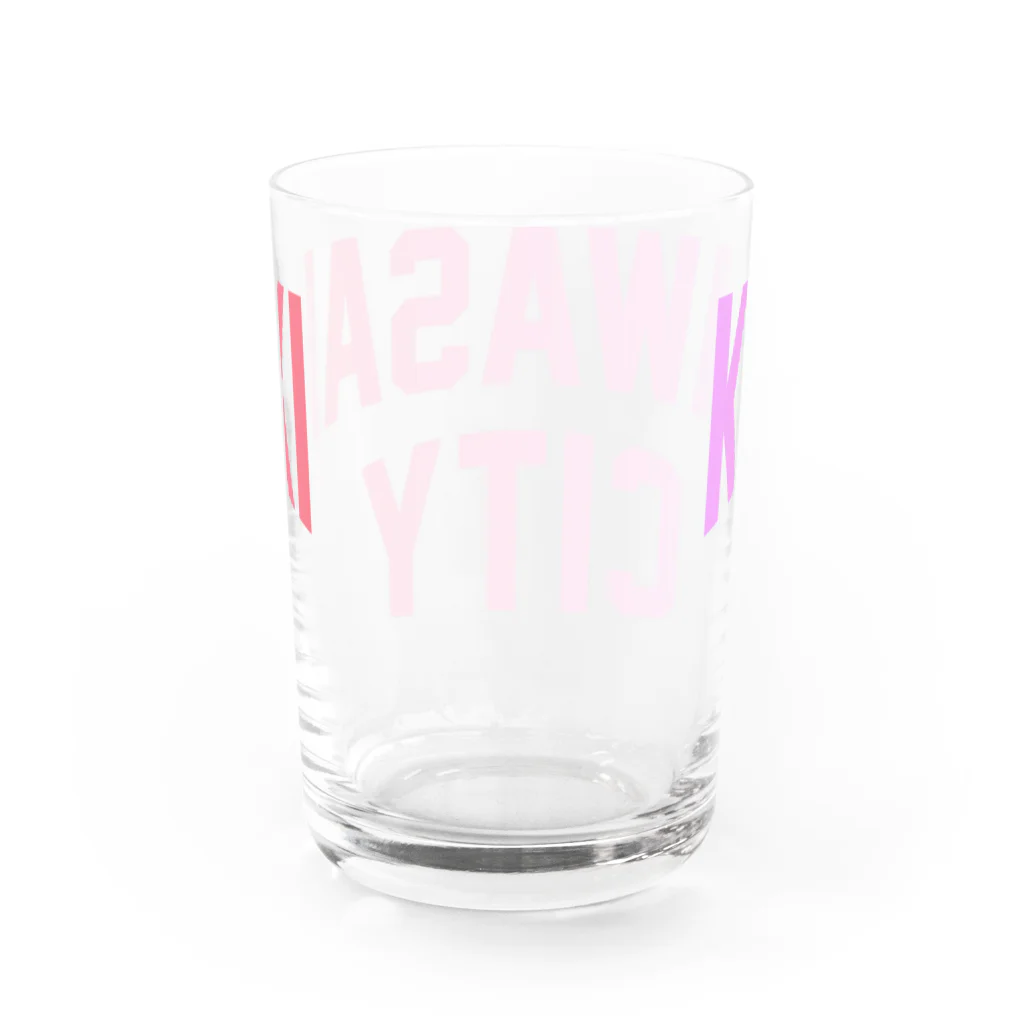 JIMOTO Wear Local Japanの川崎市 KAWASAKI CITY Water Glass :back