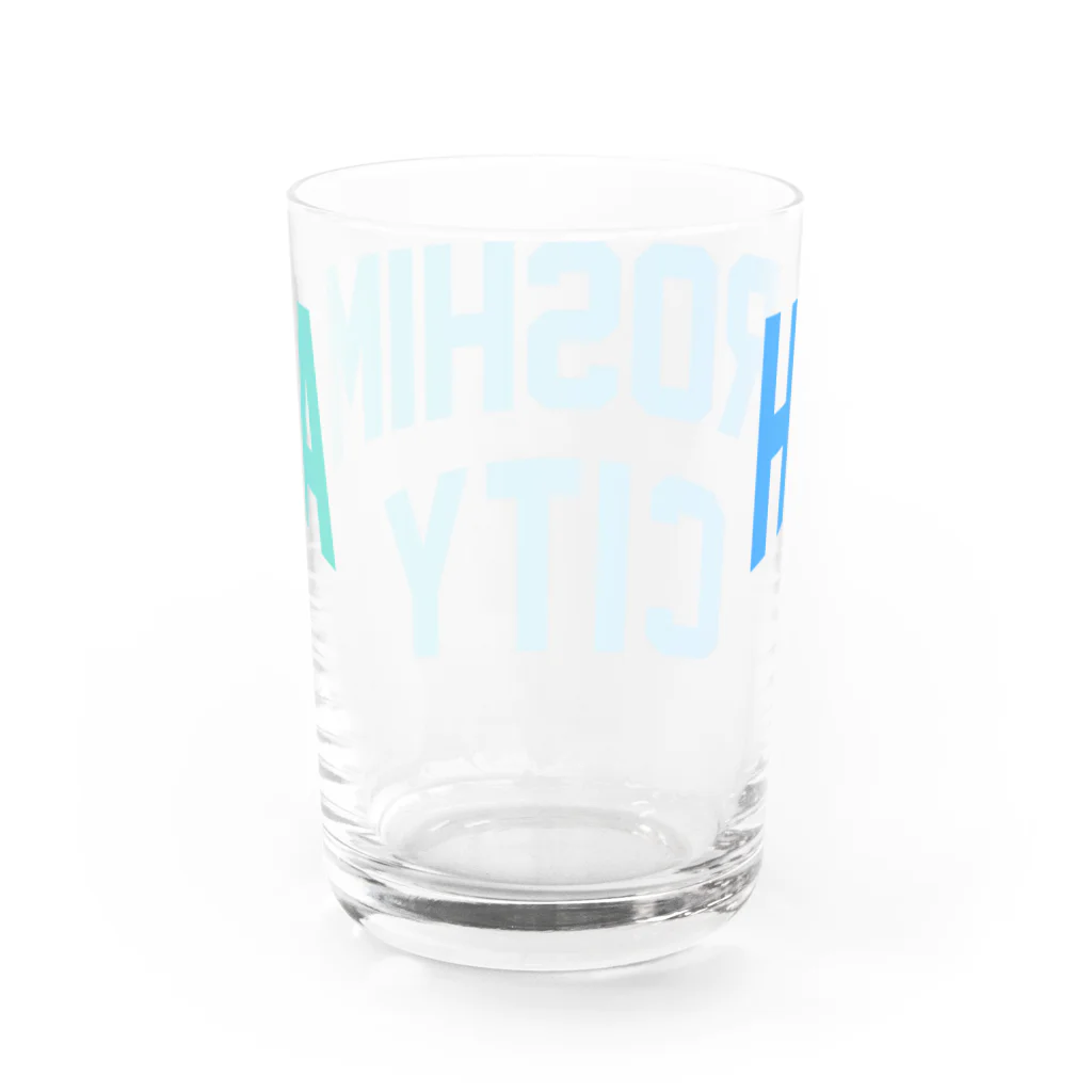 JIMOTO Wear Local Japanの広島市 HIROSHIMA CITY Water Glass :back