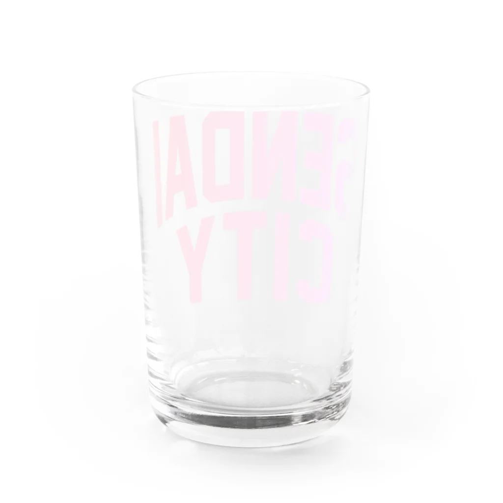 JIMOTOE Wear Local Japanの仙台市 SENDAI CITY Water Glass :back