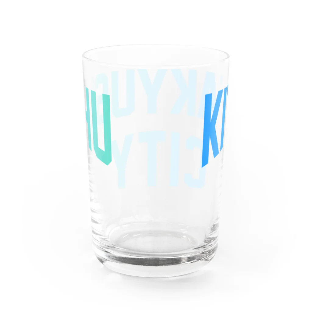 JIMOTO Wear Local Japanの北九州市 KITAKYUSHU CITY Water Glass :back