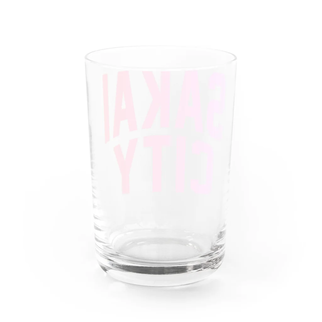 JIMOTOE Wear Local Japanの堺市 SAKAI CITY Water Glass :back