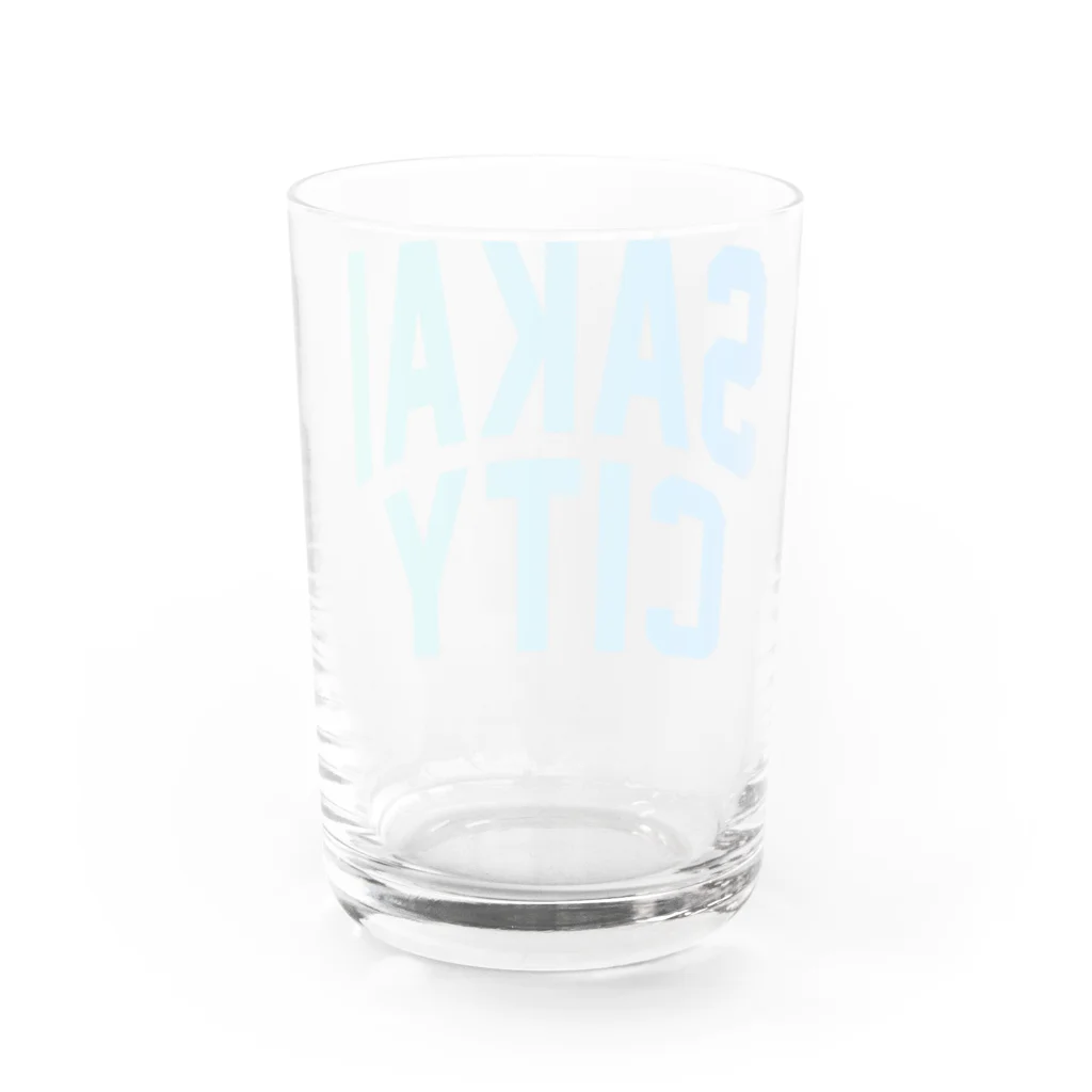 JIMOTOE Wear Local Japanの堺市 SAKAI CITY Water Glass :back