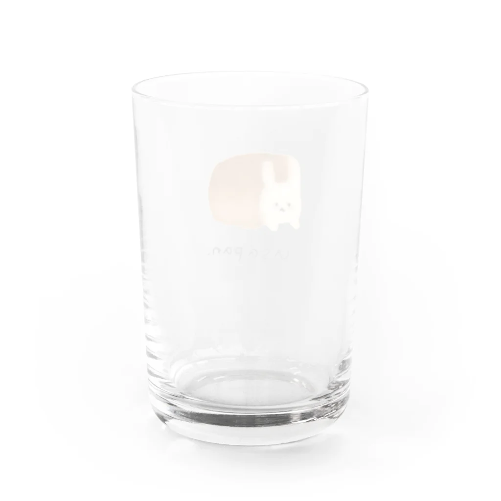 ゆるくて かわいい ANIMAL BAKERYのうさぎ×食パン うさパン Water Glass :back