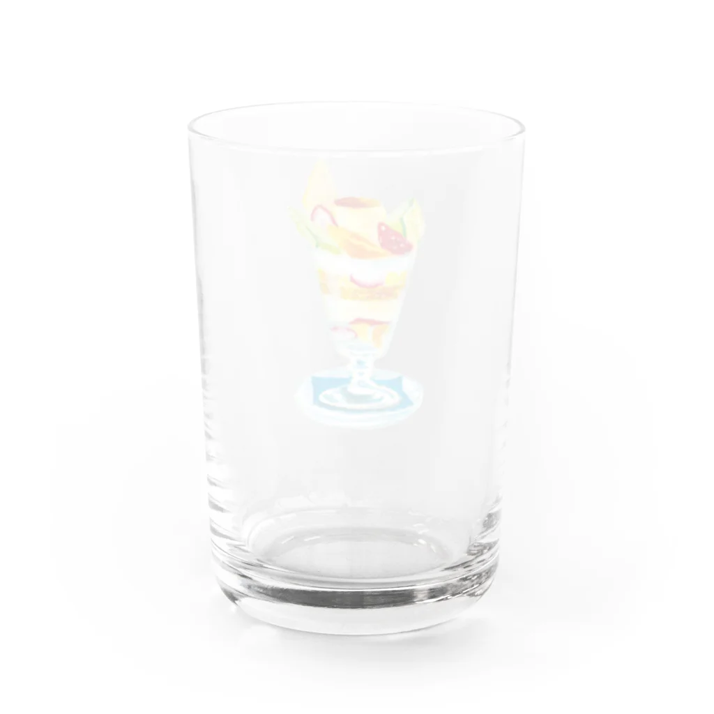 スタジオおやつのパフェ Water Glass :back