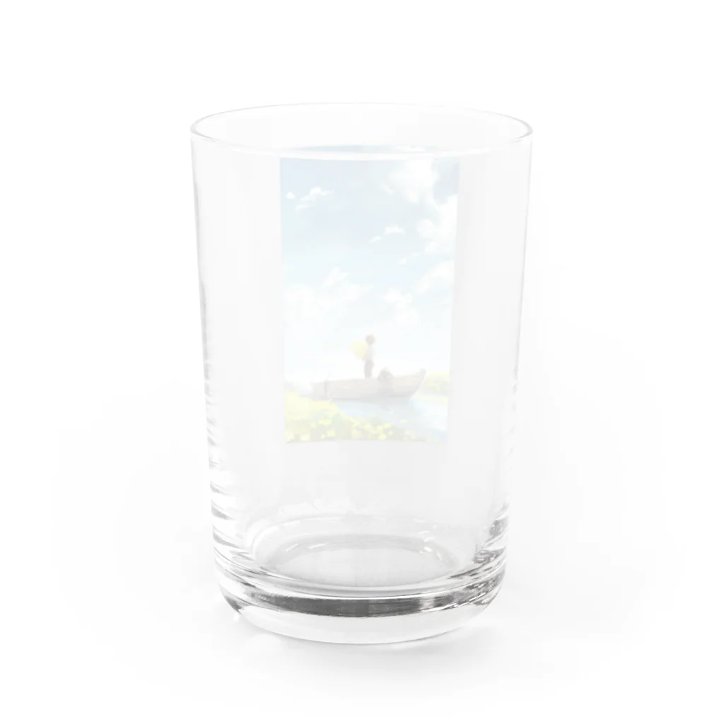 c.p.museumの少年と犬 Water Glass :back