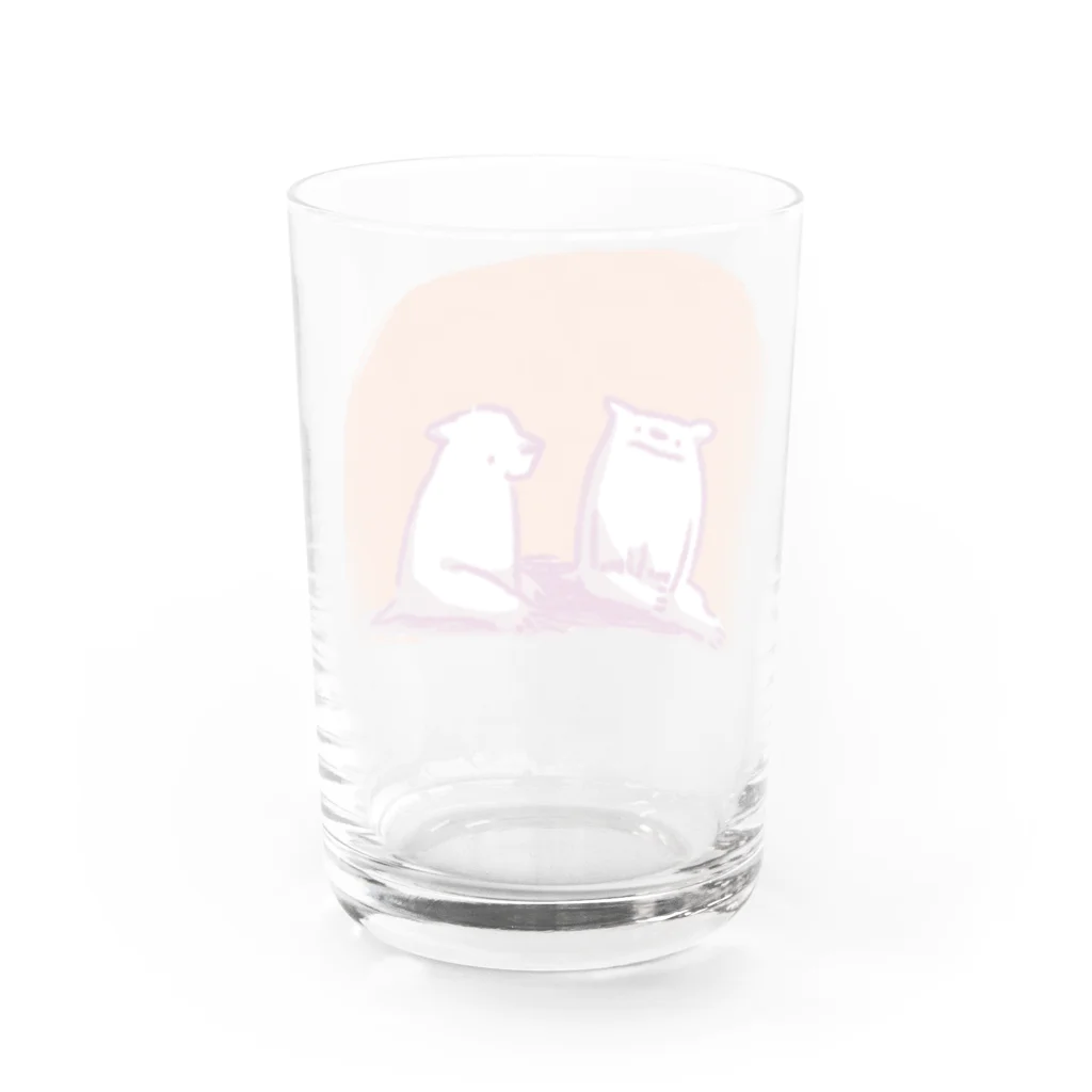 takatamahoの２匹 Water Glass :back