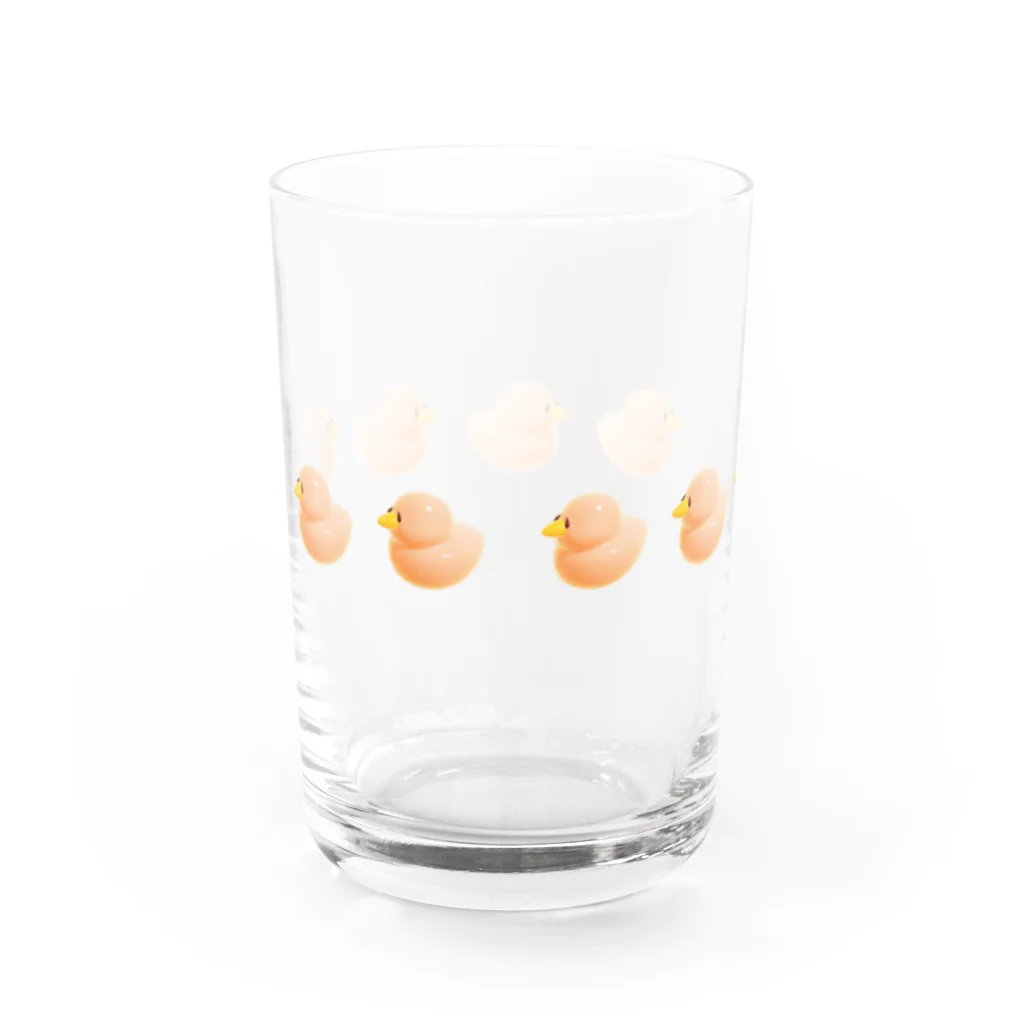 ✧˖°◝˖✧まんまるピヨ吉˖✧◝˖✧。のぴよっち Water Glass :back